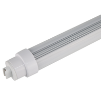 Base rotative R17D Tube LED Double face étanche 140lm/W lampe LED 4ft HO 360 degrés T10 Tube LED pour éclairage de panneau d'affichage