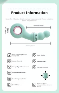 Hochvibrierender Silikon-Analvibrator Dildo Butt Plug Prostata-Massagegerät für Männer und Frauen Sexprodukte - Product Image 3