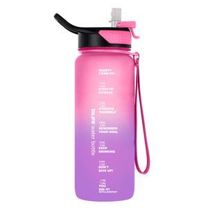 All'ingrosso all'aperto da viaggio in <span class=keywords><strong>plastica</strong></span> da <span class=keywords><strong>1</strong></span> <span class=keywords><strong>litro</strong></span> Tritan Bpa Free glassato a bocca larga sport e Fitness da viaggio <span class=keywords><strong>bottiglie</strong></span> per bere - Product Image 5