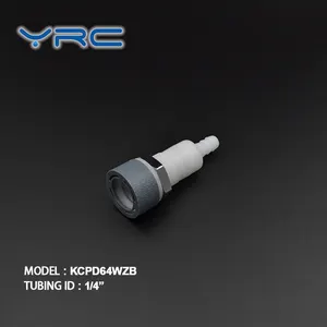 Cheap YRC 1/4" mini plastic fast connect Push lock tube fitting