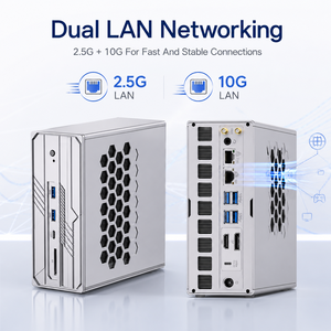 คอมพิวเตอร์ AI Mini Desktop Max+ 395 พร้อม WIFI 7 PC 128G LPDDR5X 2TB SSD ปรับแต่งได้จากโรงงานโดยตรง - Product Image 4