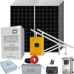 الهندي 15 كيلو 20 كيلو 75 كيلو فولت أمبير مولد لوم جعل المنزل خارج الشبكة نظام الطاقة الشمسية ل مكتب حامل