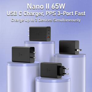 <span class=keywords><strong>Chargeur</strong></span> mural USB GaN super rapide 45W <span class=keywords><strong>65W</strong></span>, adaptateur d'alimentation, câble rétractable pliable écologique, compatible OnePlus/<span class=keywords><strong>Realme</strong></span>/ordinateur portable PD - Product Image 2