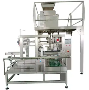 Fully Automatic Grains Rice Beans Microwave Popcorn organic manure silage animal feed urea fertilizer packaging machine