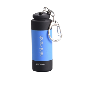 USB <b>Rechargeable</b> <b>LED</b> Multifunctional Strong <b>Light</b> Pocket Keychain Flashlight Waterproof Outdoor Hiking Camping Mini Flashlight - Product Image 2