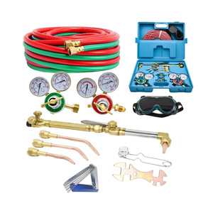 Kit de chalumeau de découpe Cfweld, oxygène acétylène, ensemble de soudage portable, style américain, plaqué cuivre, interrupteur simple - Product Image 2