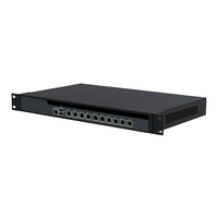 1U Firewall Pfsense Linux Rackmount Cloud Computer 6LAN 8LAN 10LAN SFP 1U Rack Server PC
