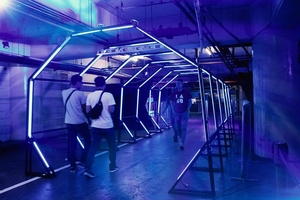 Barra de Túnel de Píxeles LED de 1m y 24V para Iluminación Decorativa de Eventos, Luces de Escenario para Bodas, Tubo de Luz Digital DMX512 - Product Image 4