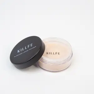 best mineral pressed loose powder foundation with custom logo correcting yellow face loose powder 10 or 12 g