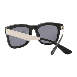 High Quality Polarized Acetate Metal Sunglasses Men Shade Custom Logo Luxury Square Frames Rectangle <strong>TAC</strong> Sun Glasses - Product Image 5