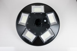 Lampe solaire de jardin LED RGB 500W avec fonction rythme musical, télécommande intelligente, étanche, en aluminium, alimentation IP65 - Product Image 3