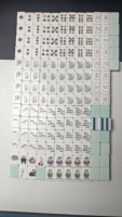 Набор для американского маджонга из 4-слойного акрила, мятно-зеленый, 160 плиток, в наличии, отправка в течение 24 часов, люкс