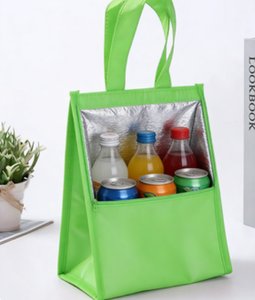 Minimalist Style Large Capacity Student <b>Lunch</b> Tote Bag Vertical Insulated Bento Picnic <b>Box</b> with Vertical Ice <b>Pack</b> - Product Image 4