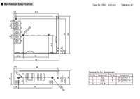Alimentation DC-DC 24V fiable LSR-35W-24 pour caméra CCTV, éclairage LED, armoire de contrôle industrielle, protection contre les surcharges