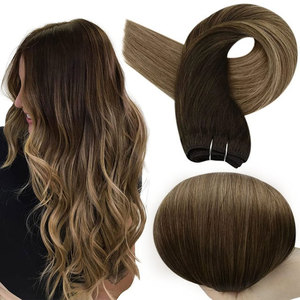 12A grado salone di qualità marrone scuro #2 #4 #6 fasci di estensione dei <span class=keywords><strong>capelli</strong></span> di trama dei <span class=keywords><strong>capelli</strong></span> umani vergini europei pieni di colore per il bianco - Product Image 4