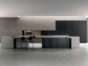 Armoires de cuisine modulaires personnalisées haut de gamme avec évier en acier inoxydable <span class=keywords><strong>et</strong></span> panneau en mélamine pour villa <span class=keywords><strong>et</strong></span> <span class=keywords><strong>appartement</strong></span> - Product Image 1