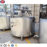 Mozzarella Cheese para Pizza Making Machine Cheese Vat