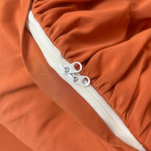 Ensemble de literie en dentelle de couleur unie à volants style princesse - Product Image 4