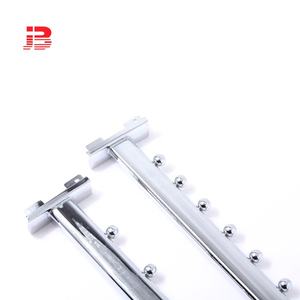 Toko Pakaian 15*30 Mm Tabung Oval 5-9-Bead Miring Tiang Tegak Gantung Display Hook untuk 2 ''<span class=keywords><strong>Slotted</strong></span> Saluran - Product Image 4