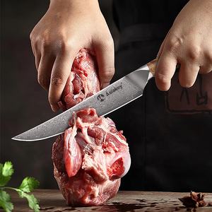 Damascus <strong>Kitchen</strong> <strong>Knife</strong> <strong>Set</strong> 10 Piece Damascus Steel VG10 <strong>Kitchen</strong> <strong>Knife</strong> <strong>Set</strong> With Wood Handle - Product Image 5