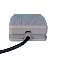 Interrupteur à pédale momentané 10A 250VAC FS-201, mini type, coque en plastique noir, interrupteurs à pédale médicaux étanches