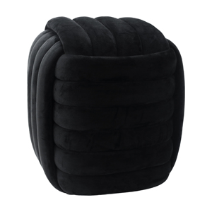 Sgabello Pouf Ottomano Grigio Imbottito per Camera da Letto, Poggiapiedi Comodo ed Elegante per Arredamento Casa - Product Image 2