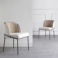 Chaises de salle à manger de meubles de conception de luxe moderne de tissu de velours nordique chaise de salle à manger d'or de jambe en métal tapissée