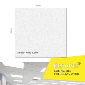 Plaque <span class=keywords><strong>de</strong></span> <span class=keywords><strong>plafond</strong></span> 600x600x15mm Épaisseur Plaque <span class=keywords><strong>de</strong></span> <span class=keywords><strong>plafond</strong></span> acoustique Utilisée dans les hôpitaux <span class=keywords><strong>Fibre</strong></span> minérale insonorisante Design graphique Carré - Product Image 4