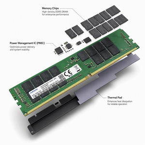 หน่วยความจำเซิร์ฟเวอร์แบบลงทะเบียน ECC รุ่นใหม่ 64GB DDR5 RDIMM 4800MT/s PC5-38400 Dual Rank X4 สำหรับ PowerEdge R750 R650 หน่วยความจำความเร็วสูง DDR5 - Product Image 5