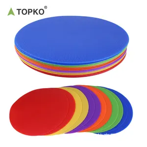 TOPKO متوفر في المخزون قرص علامات كرة قدم عالي الجودة قرص خفة الحركة المسطح للتدريب على كرة القدم