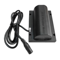 Moteur à vibrations 12V/24V 2838, moteur de massage 2838 avec interrupteur marche/arrêt à bouton-poussoir pour matelas et canapés de massage