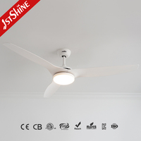 Ventilateur de plafond industriel 1stshine de 60 pouces avec télécommande, haute performance, style luxueux, très bien noté, respectueux de l'environnement, avec éclairage LED
