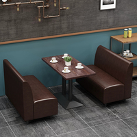 Meubles de restaurant commerciaux au design moderne OEM ODM, tables et chaises, canapé de restauration rapide pour café et restauration