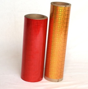 colorful metallised BOPP PET PVC rainbow holographic film for packing