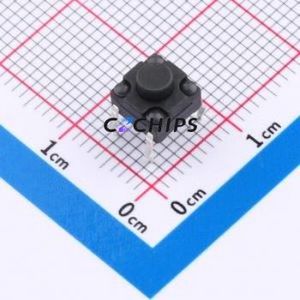 TC-1806DR-5.0H-250 Tactile Switch Through hole Component (THT),6x6mm Switch Through Hole 6mm 6mm 5mm - Product Image 1