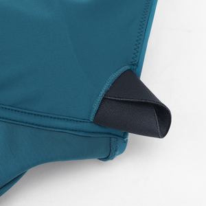 도매 여성 패션 솔리드 컬러 딥 V 원피스 러치드 쉐이핑 메쉬 플러스 사이즈 수영복 탈부착 가능한 패드 포함 - Product Image 3