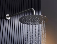 Ensemble de douche de salle de bain de luxe à 2 voies or rose brossé ensemble de mitigeur de robinet de douche mural avec douchette