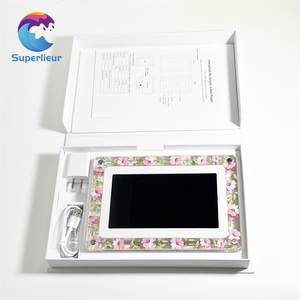 ซูเปอร์ลิเยอร์ 7 นิ้วจอแสดงผลภาพดิจิตอลการเล่นภาพอิเล็กทรอนิกส์กรอบวิดีโอ LCD วิดีโอเคลื่อนไหว AVI MP3 นาฬิกาอะคริลิค - Product Image 5