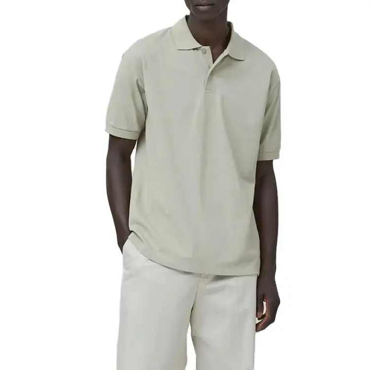 Groothandel Custom Nieuwe Mode Ontwerpen Mannen Polo Tshirt Casual Broek Korte Mouw Losse Heren Zomer Fit Lichaam Met Knoop T-Shirts