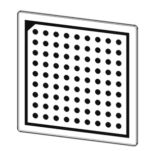 Tablero de calibración de rejilla circular <span class=keywords><strong>Halcon</strong></span> de visión artificial, objetivo de calibración Opencv, vidrio óptico ± 1um ± 1-2um, Material cerámico ± 2-3um - Product Image 1