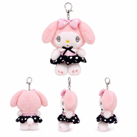 Vente en gros usine, Meilleure vente : Porte-clés en peluche My Melody, Jouets en peluche doux et mignons de 4 pouces, Jouets pour machine à griffes pour filles