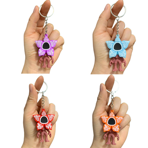 Nuevo Llavero de Goma 3D de Demogorgon, Eleven y Dustin, Muñeco de Dibujos Animados, Ecológico, Duradero, Regalos para Fans al por Mayor - Product Image 3