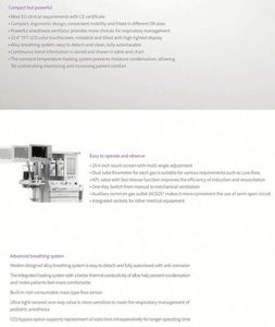 ห้องผ่าตัดโรงพยาบาลเอออนเมด เครื่องมือแพทย์เคลื่อนที่ เครื่องดมยาสลบ - Product Image 6