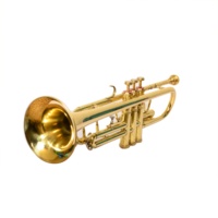 Brass Trumpet Polish BB Pitch U Shape Elbow Finish Bugle Musical Instrument