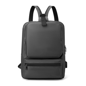 Men's Fashion Waterproof Summer <b>Backpack</b> with Zipper Closure Polyester Lining USB Charger Port for Laptop and Outdoor Use - Product Image 1