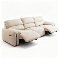 Canapé inclinable électrique VOXHOME, style nordique minimaliste, pour salon, meubles modulaires, tissu résistant aux griffures de chat