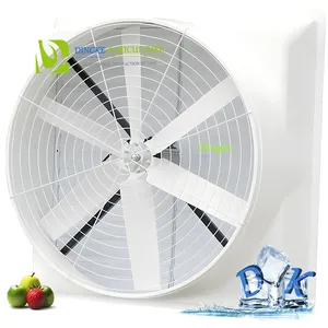 Gran oferta, gran flujo de aire, Cono de fibra de vidrio, ventilación, cultivo, persiana de plástico, ventiladores de acero Li, ventilador de ventilación de plástico PVC