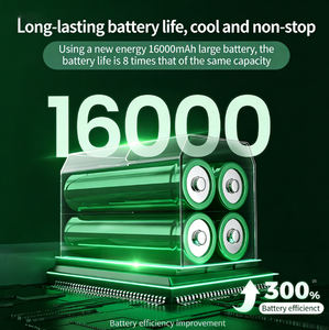 Nouveau ventilateur de bureau mini portable rechargeable avec veilleuse - Product Image 3