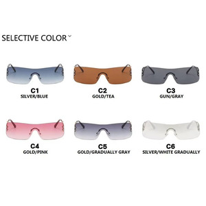 Senior Sense Y2k Fashionable Retro <b>Sunglasses</b> Pop Spice Girl Glasses Sunscreen UV Lady <b>Sunglasses</b> Shade - Product Image 4