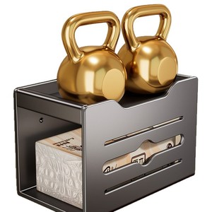 Wall Mounted Tissue <b>Box</b> 165mm Wide Durable Storage Bathroom <b>Shelf</b> - Product Image 2